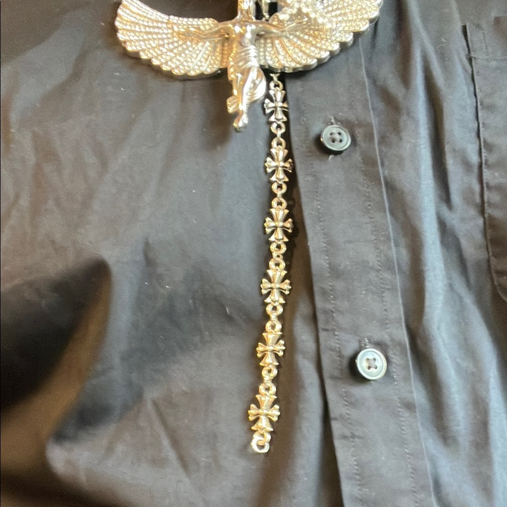 Chrome Hearts Cross Charm Bracelet